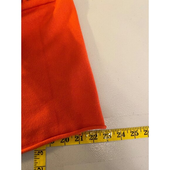 West End Girls Orange Open-Front Cardigan Midi 35" Long With Pockets Small - Picture 11 of 12